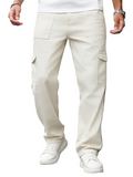 Men's Cargo Pants with Side Stripe