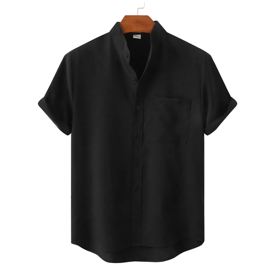 Men’s Button Front Short Sleeve Shirt