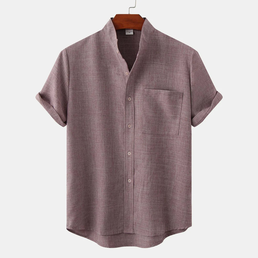 Men’s Button Front Short Sleeve Shirt