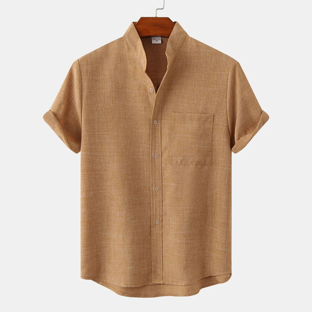 Men’s Button Front Short Sleeve Shirt