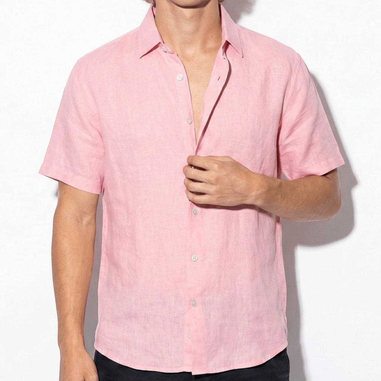 Men’s Collared Short Sleeve Shirt