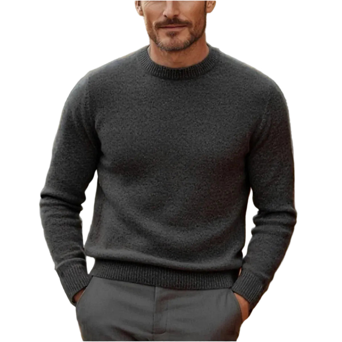 Men’s Crew Neck Knit Sweater