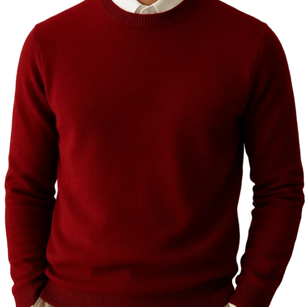 Men’s Crew Neck Knit Sweater