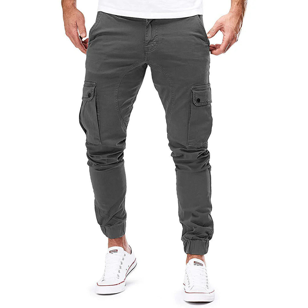 Men’s Jogger Cargo Pants with Drawstring