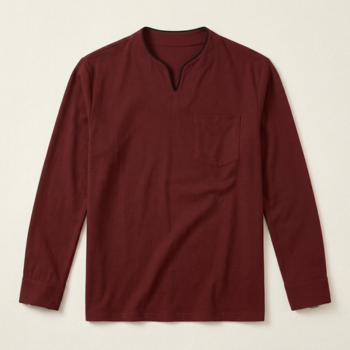 Men's Slim Fit Long Sleeve Shirt